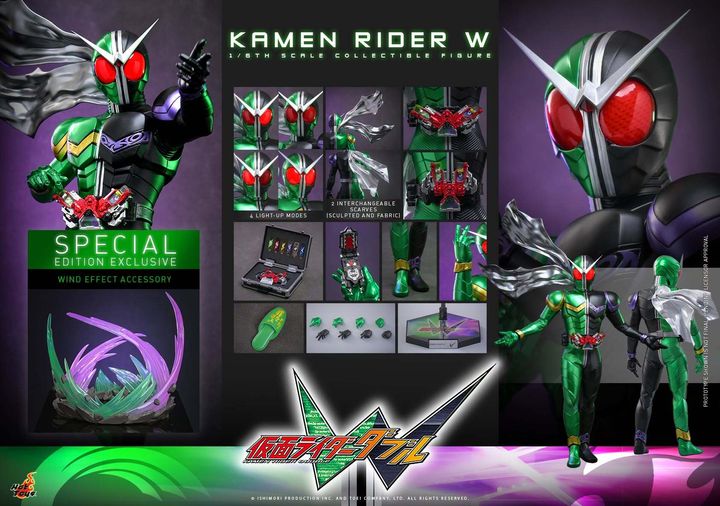 HOT TOYS TMS195B Kamen Rider W (Special Edition)