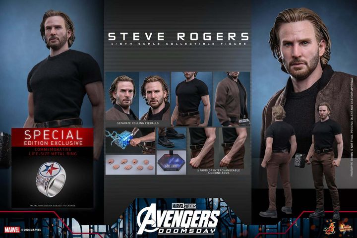 HOT TOYS MMS928B Steve Rogers (Special Edition) (Avengers: Doomsday)