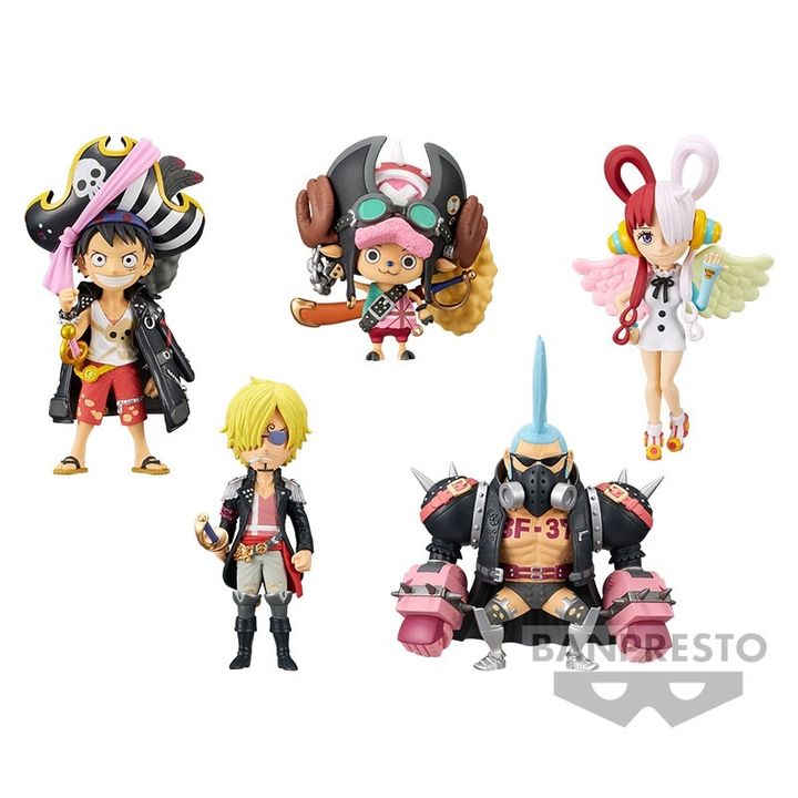 BANPRESTO WORLD COLLECTABLE FIGURE ONE PIECE FILM RED VOL.1 (Set of 5)