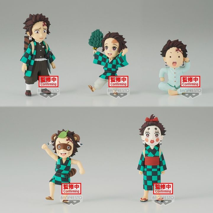 BANPRESTO WORLD COLLECTABLE FIGURE TANJIRO KAMADO COLLECTION (Set of 5)