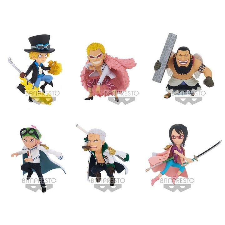 BANPRESTO WORLD COLLECTABLE FIGURE NEW SERIES 4 (Set of 6)