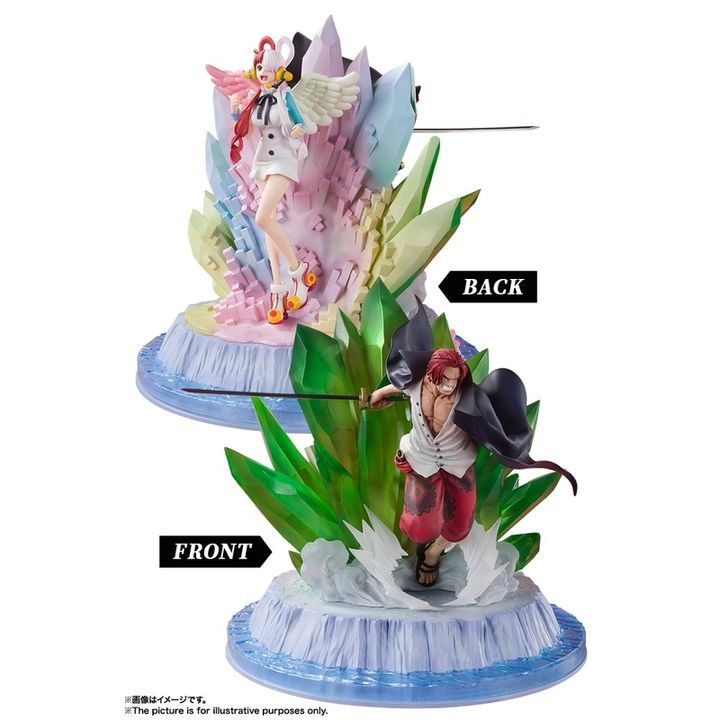 TAMASHII FiguartsZERO [EXTRA BATTLE] SHANKS and UTA ONE PIECE FILM RED Ver.