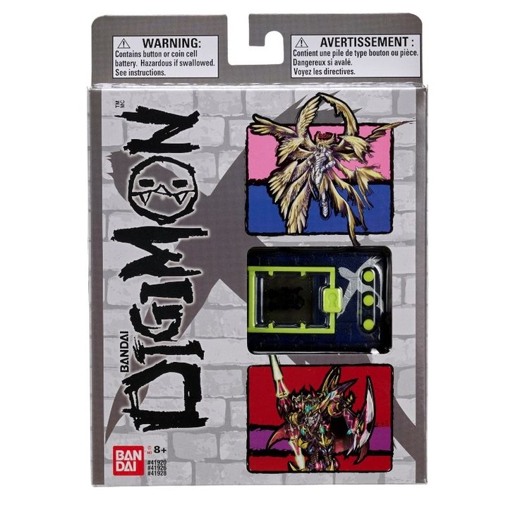 BANDAI DIGIMON X TRANSLUCENT METALLIC NAVY AND SILVER