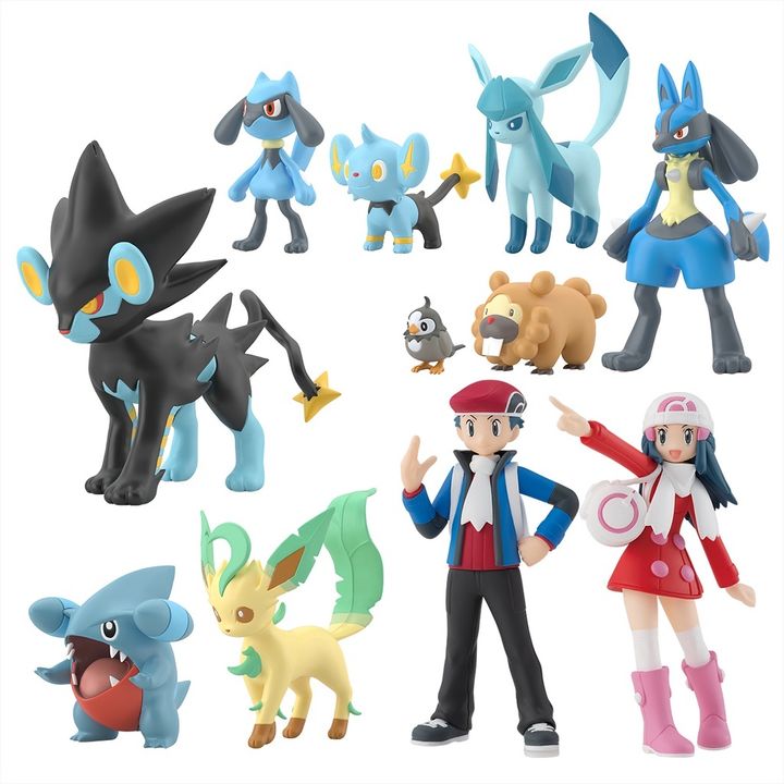 BANDAI POKEMON SCALE WORLD SINNOH REGION 2 (Set of 11)