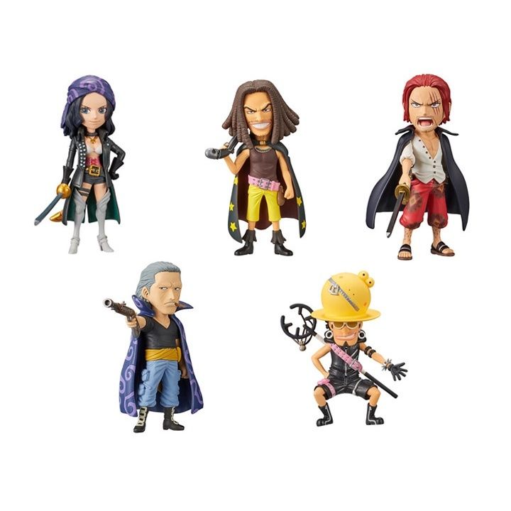 BANPRESTO WORLD COLLECTABLE FIGURE ONE PIECE FILM RED VOL.3 (Set of 5)