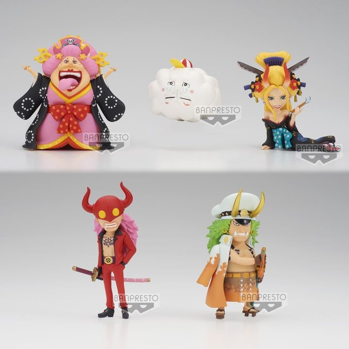 BANPRESTO WORLD COLLECTABLE FIGURE WANOKUNI ONIGASHIMA 1 (Set of 5)