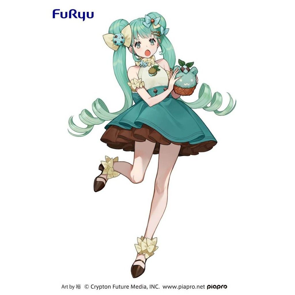 FURYU Sweet Sweets Series Figure Hatsune Miku Chocolate Mint