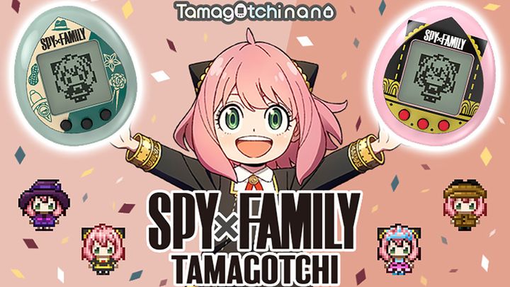 TAMAGOTCHI Nano Spy x Family Anya Pink & Spy Green