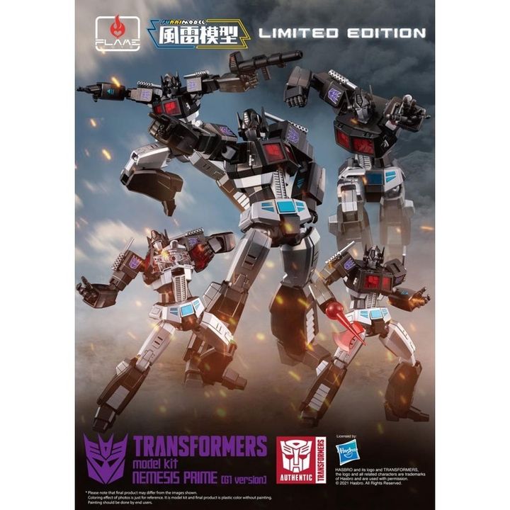 HASBRO Transformers Furai Model Nemesis Prime (G1 Ver.)