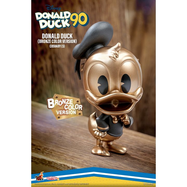 HOT TOYS COSB1075 Cosbaby Donald Duck (Bronze Color Version) (Donald 90th)
