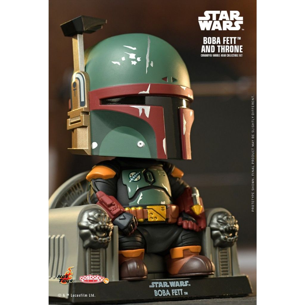 HOT TOYS COSB928 Cosbaby Boba Fett and Throne (Star Wars)