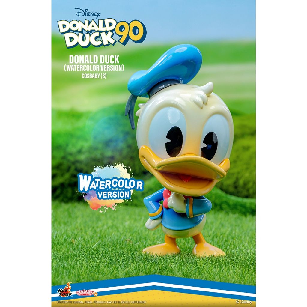 HOT TOYS COSB1074 Cosbaby Donald Duck (Watercolor Version) (Donald 90th)