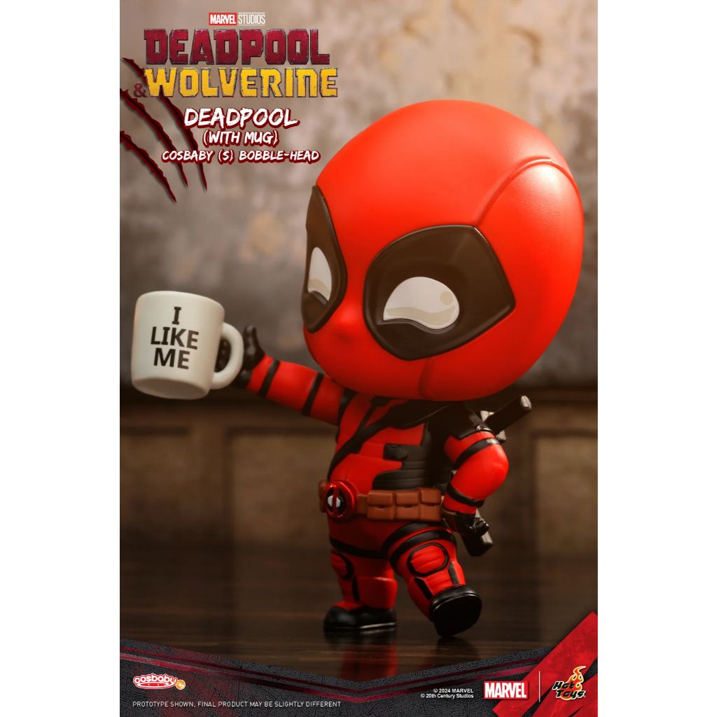HOT TOYS COSB1087 Cosbaby Deadpool (with Mug) (Deadpool & Wolverine)