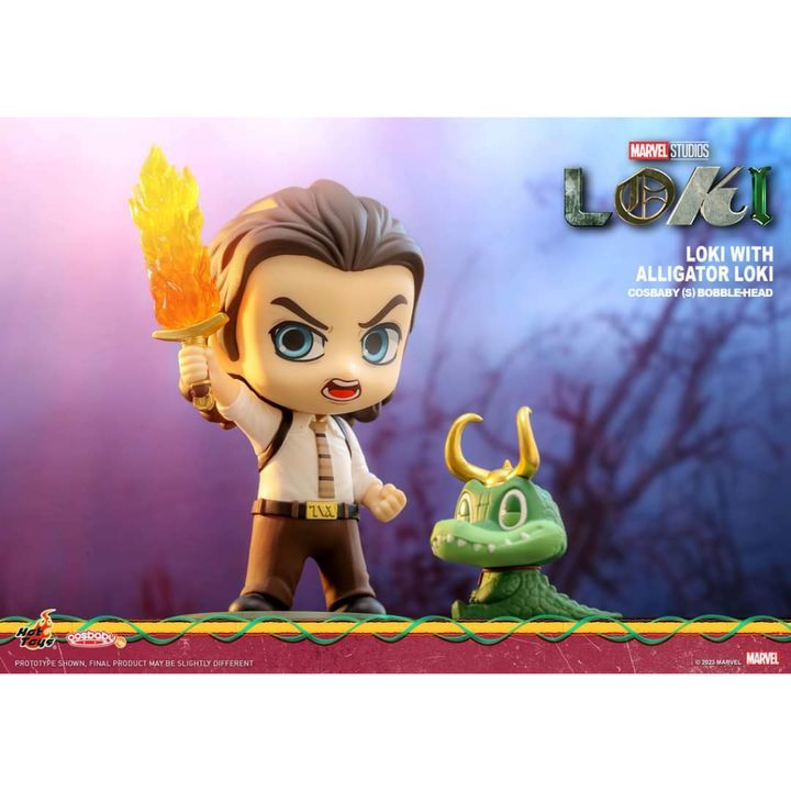 HOT TOYS COSB1042 Cosbaby Loki with Alligator