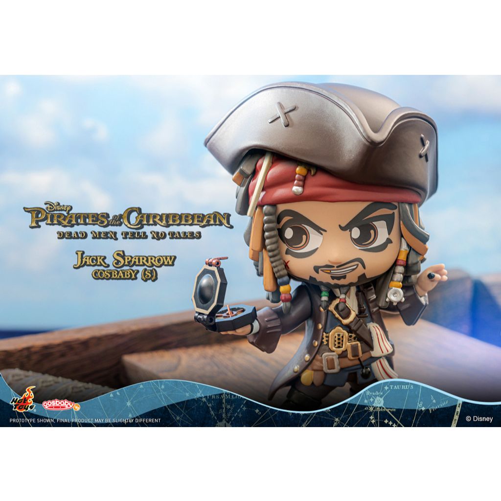 HOT TOYS COSB1099 Cosbaby Jack Sparrow (Pirates of the Caribbean: Dead Men Tell No Tales)