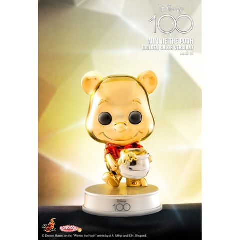 HOT TOYS COSB1008 Cosbaby Winnie the Pooh (Platinum Color Version) (Disney 100)