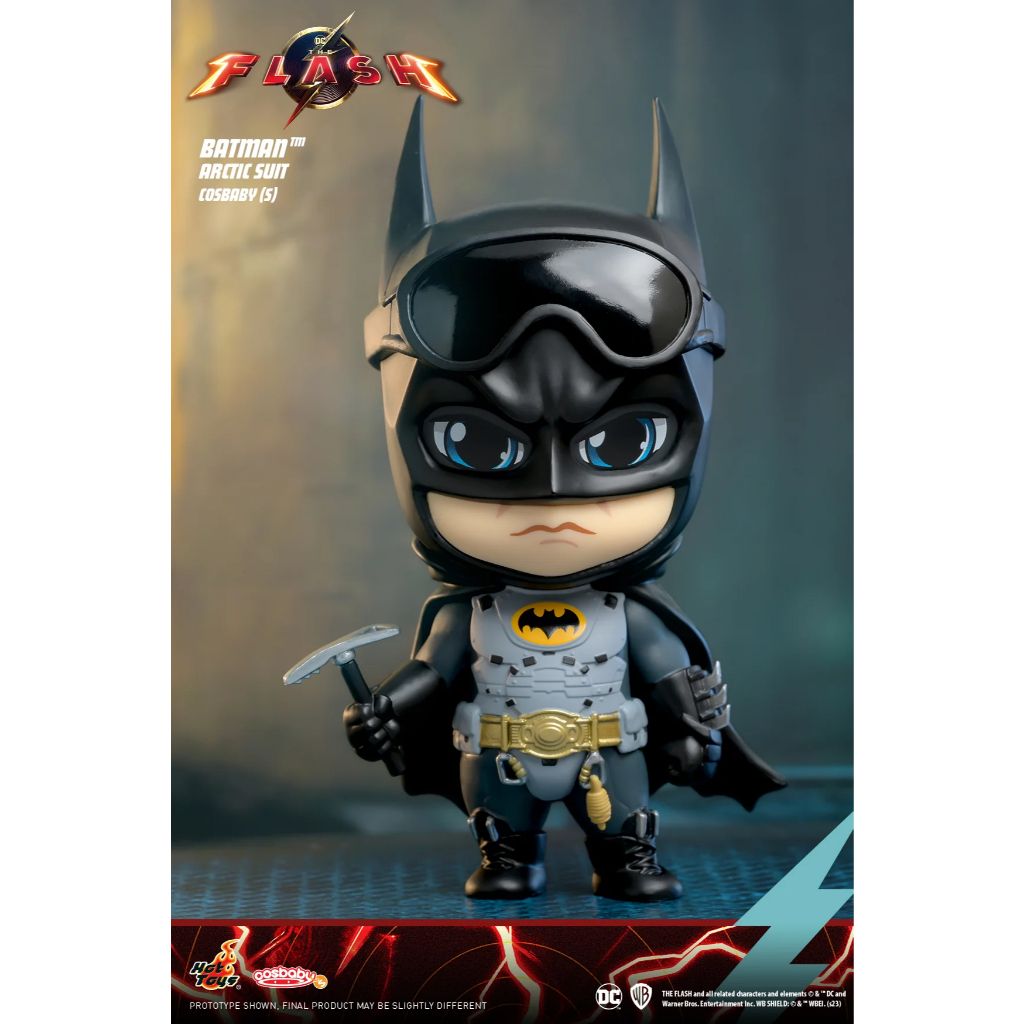 HOT TOYS COSB1049 Cosbaby Batman (Arctic Suit) (The Flash)