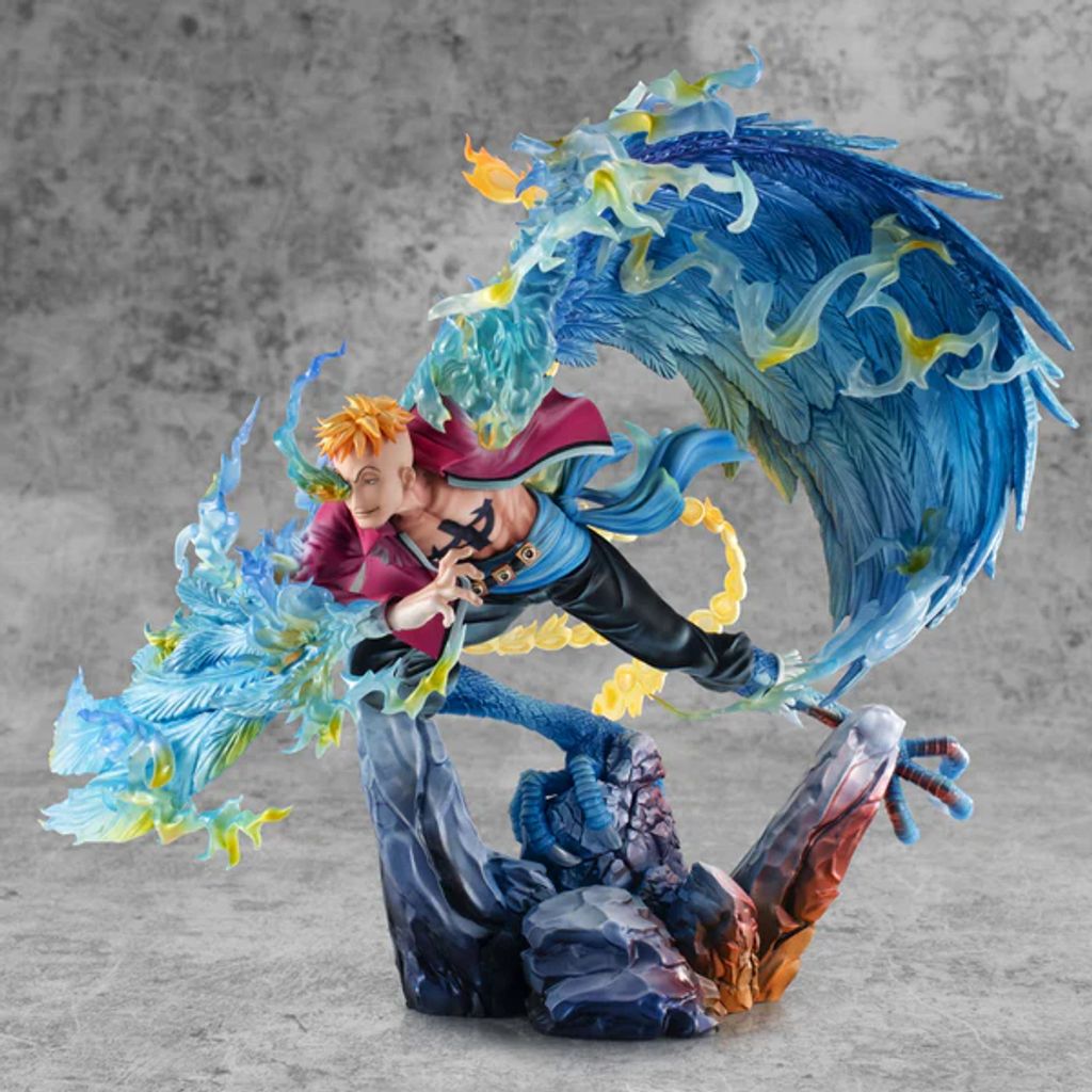 MEGAHOUSE PORTRAIT.OF.PIRATES “MAS-MAXIMUM” Whitebeard Pirates Marco the Phoenix (ONE PIECE)