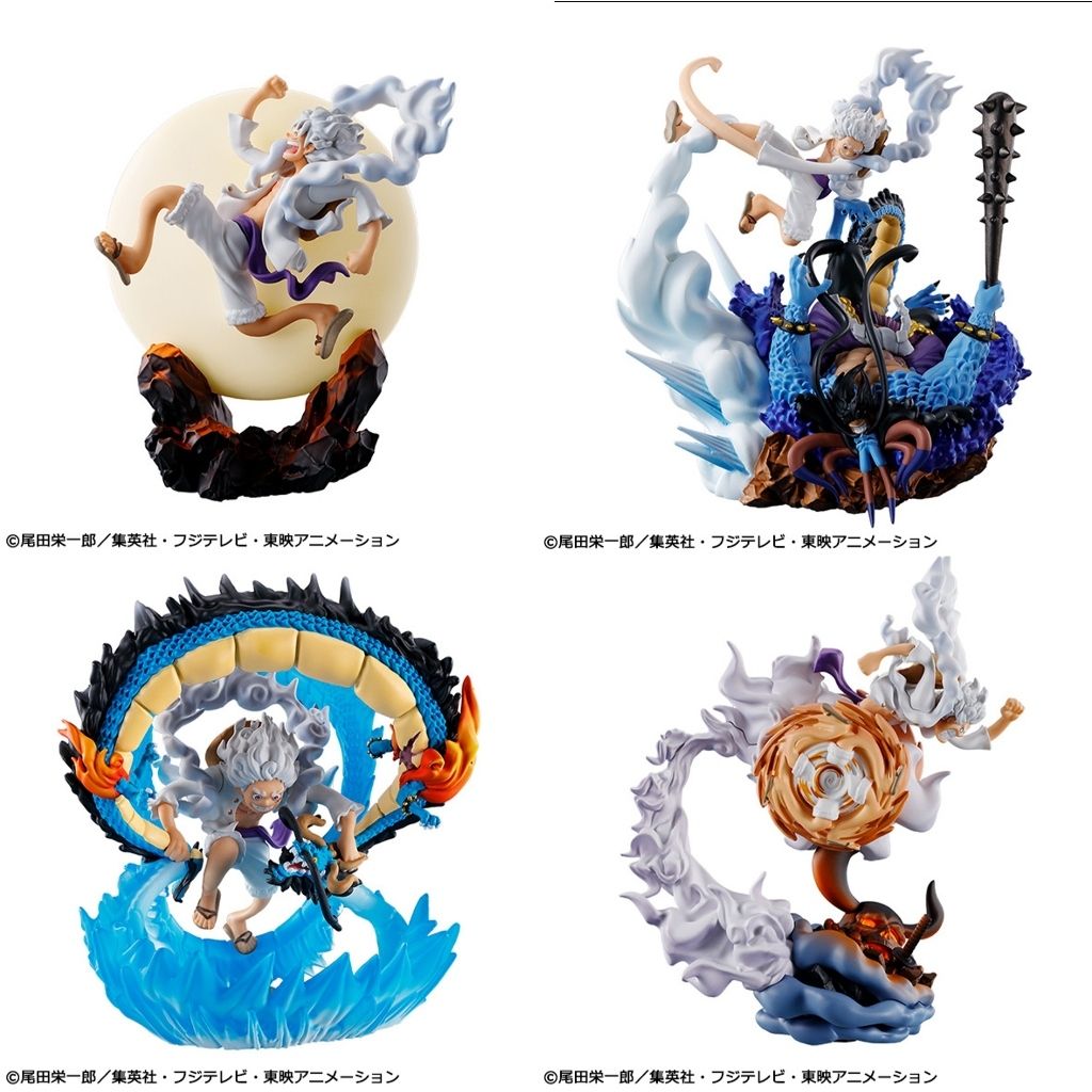 MEGAHOUSE PETITRAMA SERIES LOGBOX RE BIRTH ONE PIECE GEAR 5 Special Set