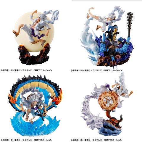 MEGAHOUSE PETITRAMA SERIES LOGBOX RE BIRTH ONE PIECE GEAR 5 Special Set
