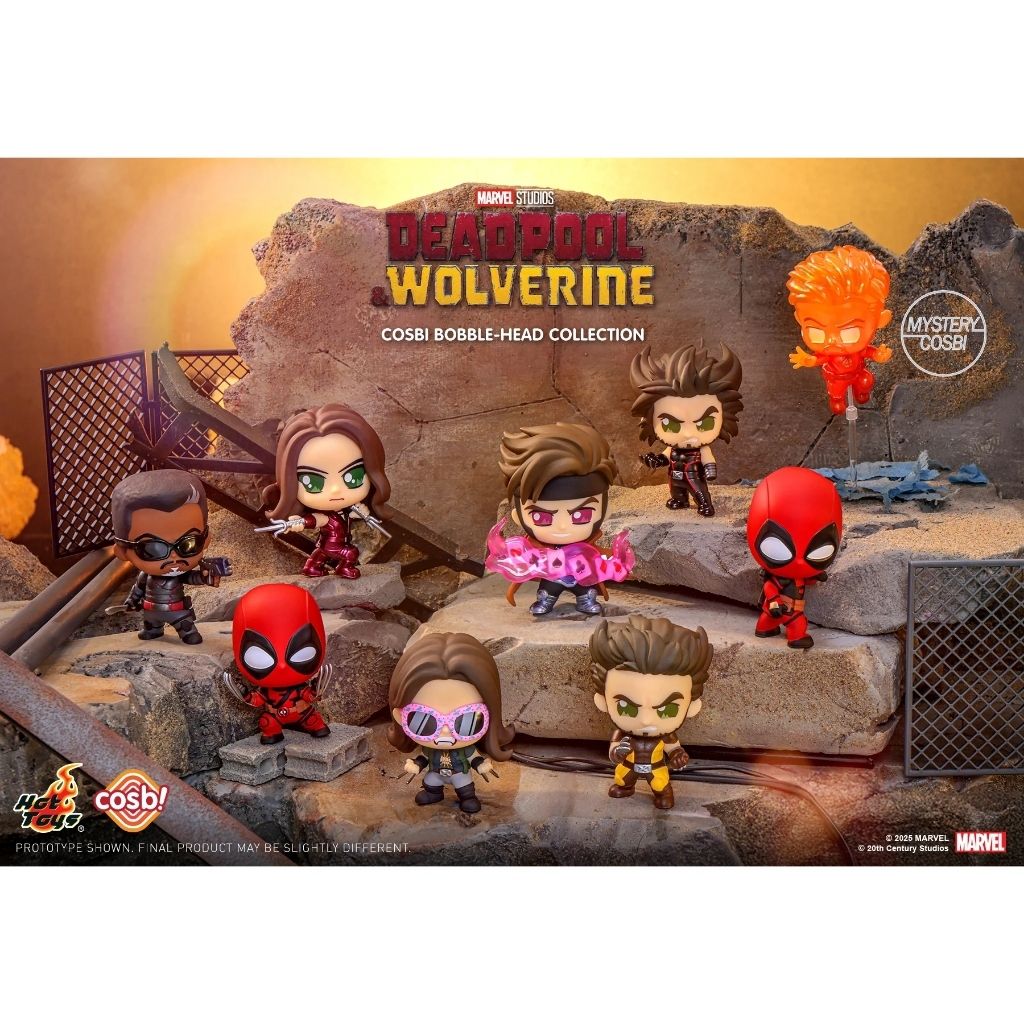 HOT TOYS CBX248 Deadpool & Wolverine Cosbi Bobble-Head Collection (Series 2) (Blind Box)