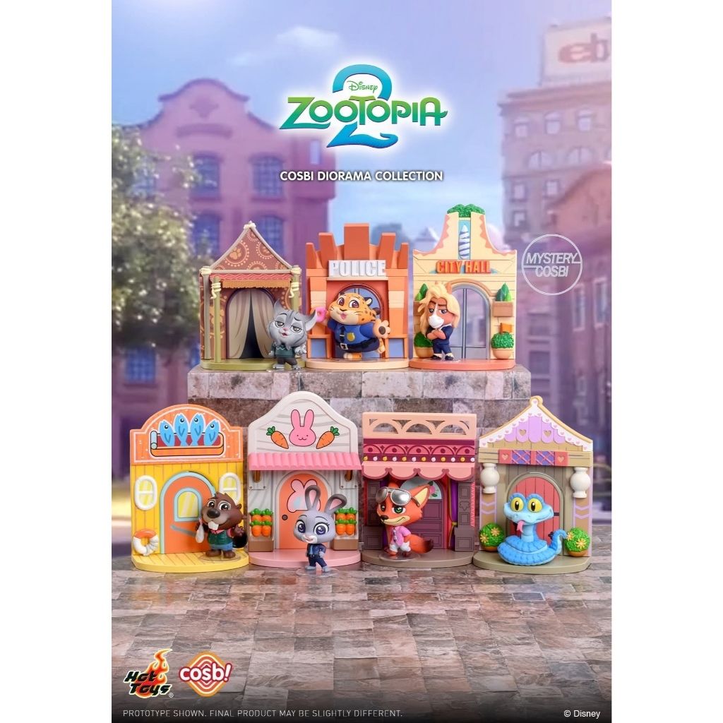 HOT TOYS CBX304 Zootopia 2 Cosbi Diorama Collection (Blind Box)