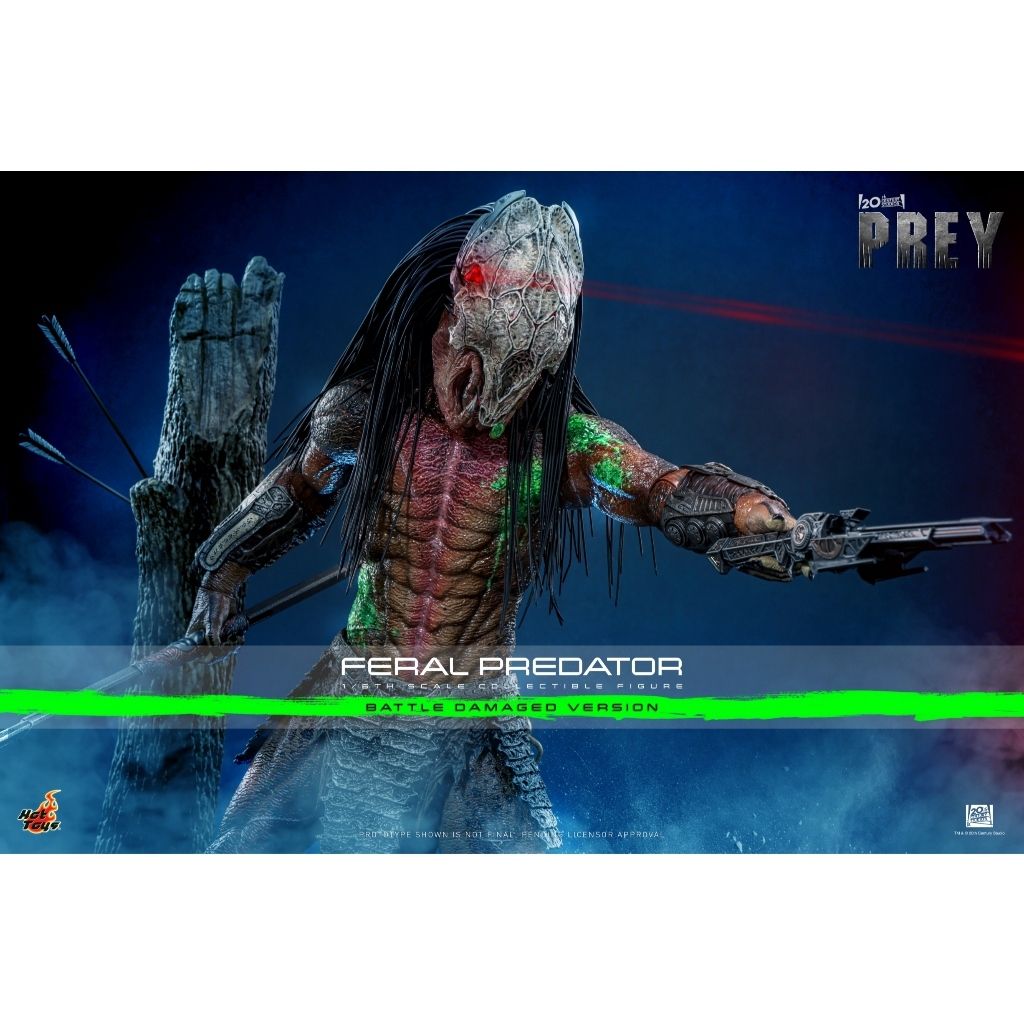 HOT TOYS TMS173 Feral Predator (Battle Damaged Version) (Prey)
