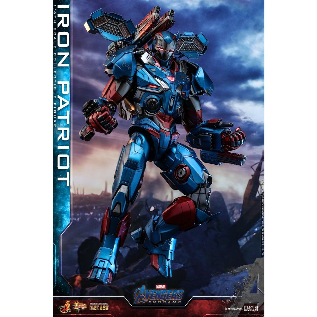 HOT TOYS MMS547D34 Iron Patriot (Avengers: Endgame)