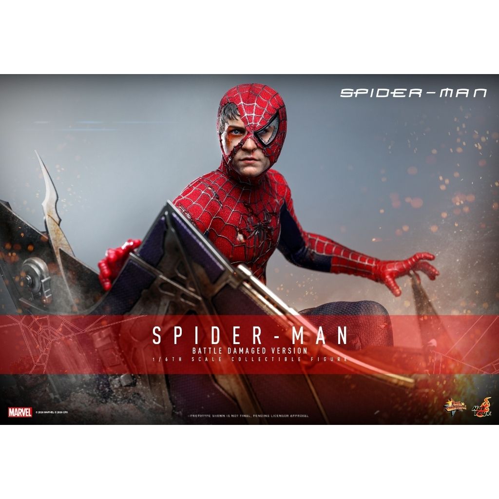 HOT TOYS MMS859 Spider-Man (Battle Damaged Version)