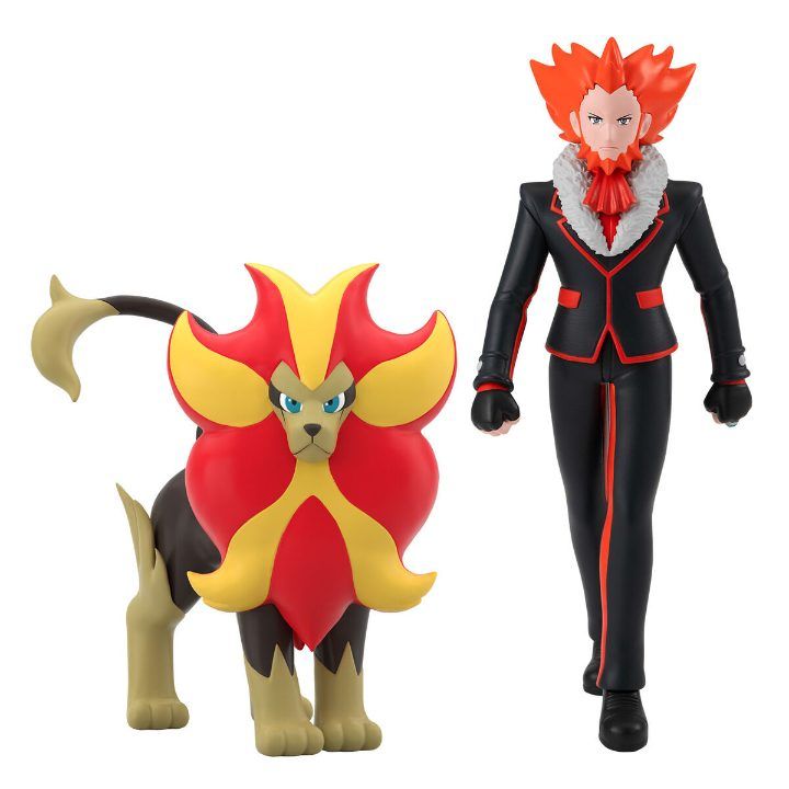 BANDAI POKÉMON SCALE WORLD KALOS REGION LYSANDRE & PYROAR