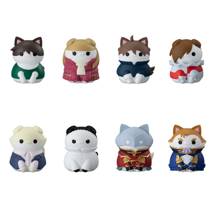 MEGAHOUSE MEGA CAT PROJECT MOBILE GUNDAM NYANDAM W Cats Transformation Mission Accomplished! (Set of 8)