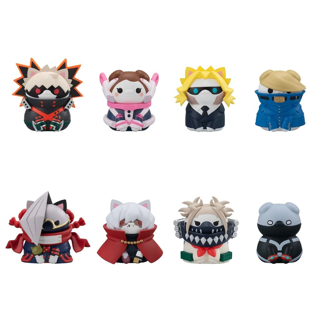 MEGAHOUSE MEGA CAT PROJECT Heroaca Cats No.02 (Set of 8) (My Hero Academia)