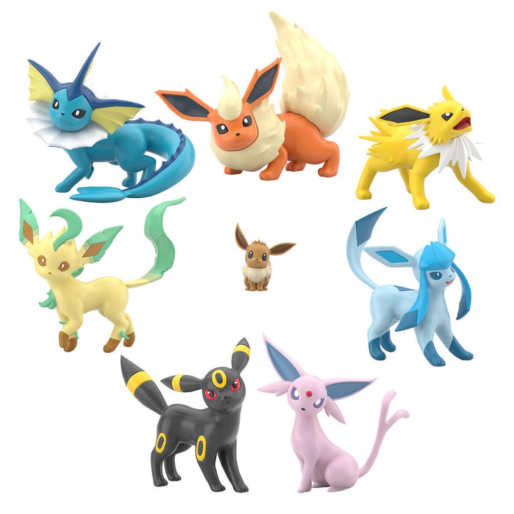 BANDAI POKÉMON SCALE WORLD PALDEA REGION EEVEE EVOLVE SET