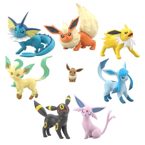 BANDAI POKÉMON SCALE WORLD PALDEA REGION EEVEE EVOLVE SET
