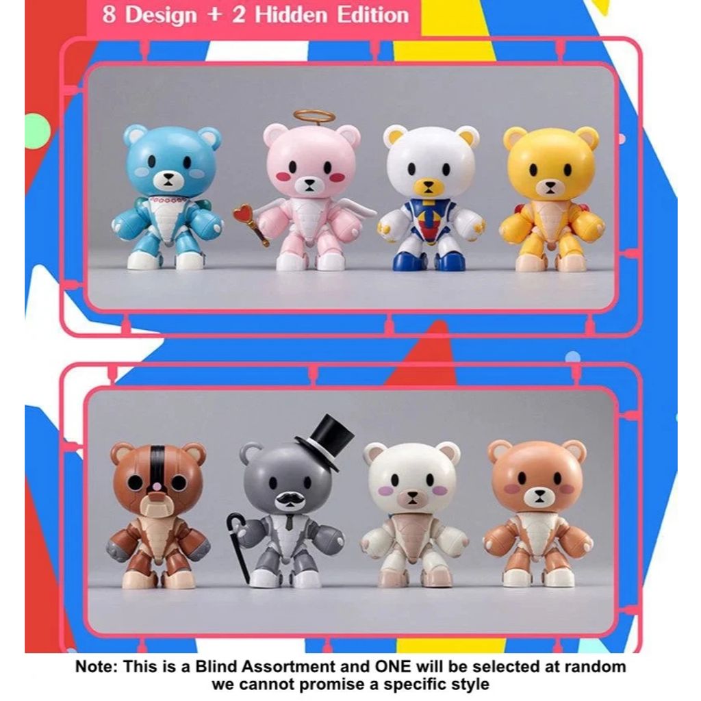PLABAKO MOBILE SUIT GUNDAM BEARGGUY FAMILY (Set of 8)