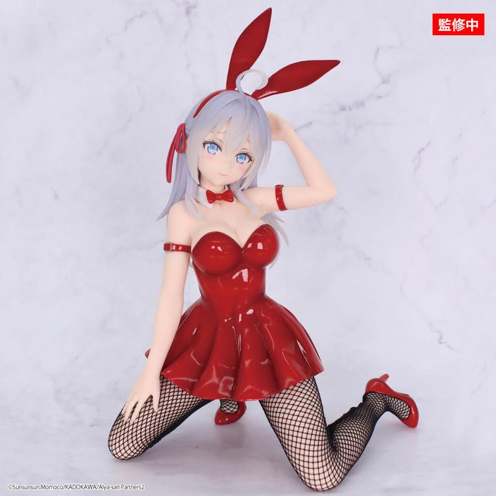 SYSTEM SERVICE ONE SEVENTH CARAT FIGURE ALYA BUNNY VER.RED (Alya Sometimes Hides Her Feelings in Russian)