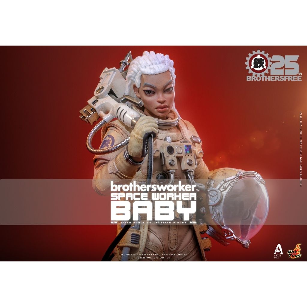 HOT TOYS x Brothersfree AMC040 Space Worker Baby (Brothersfree 25th Version)