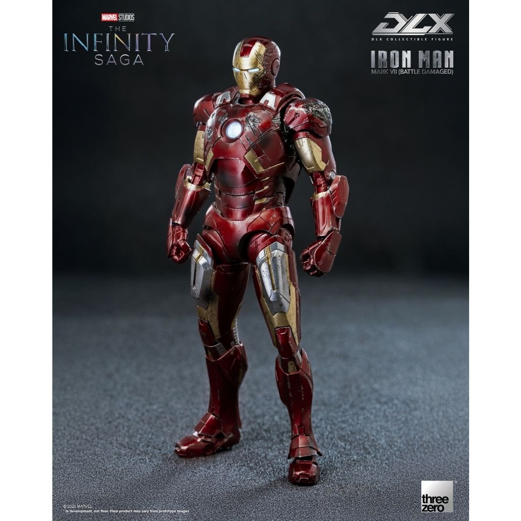 THREEZERO DLX Iron Man Mark 7 (Battle Damaged) (Marvel Studios: The Infinity Saga)