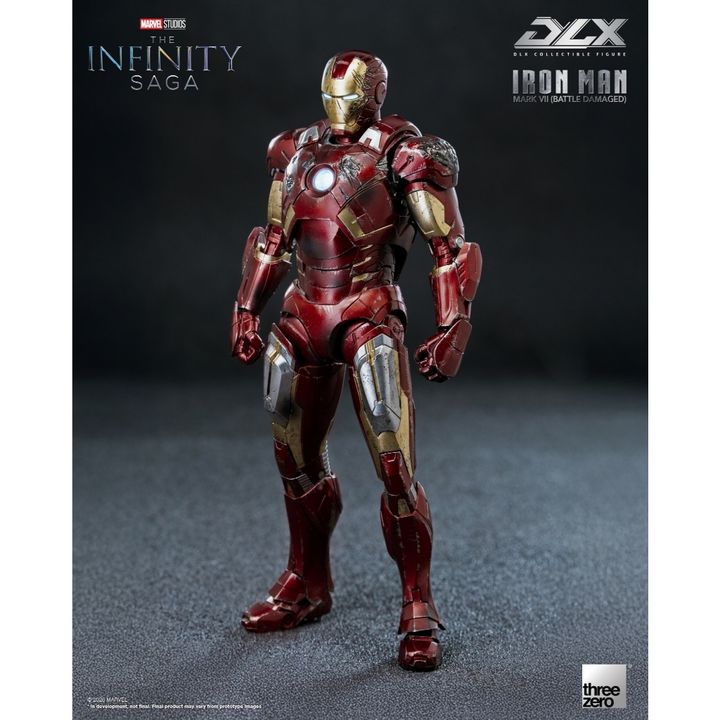 THREEZERO DLX Iron Man Mark 7 (Battle Damaged) (Marvel Studios: The Infinity Saga)