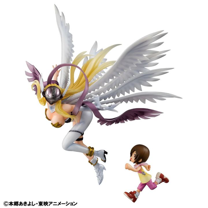 MEGAHOUSE G.E.M. SERIES Angewomon & Hikari Yagami (Digimon Adventure)