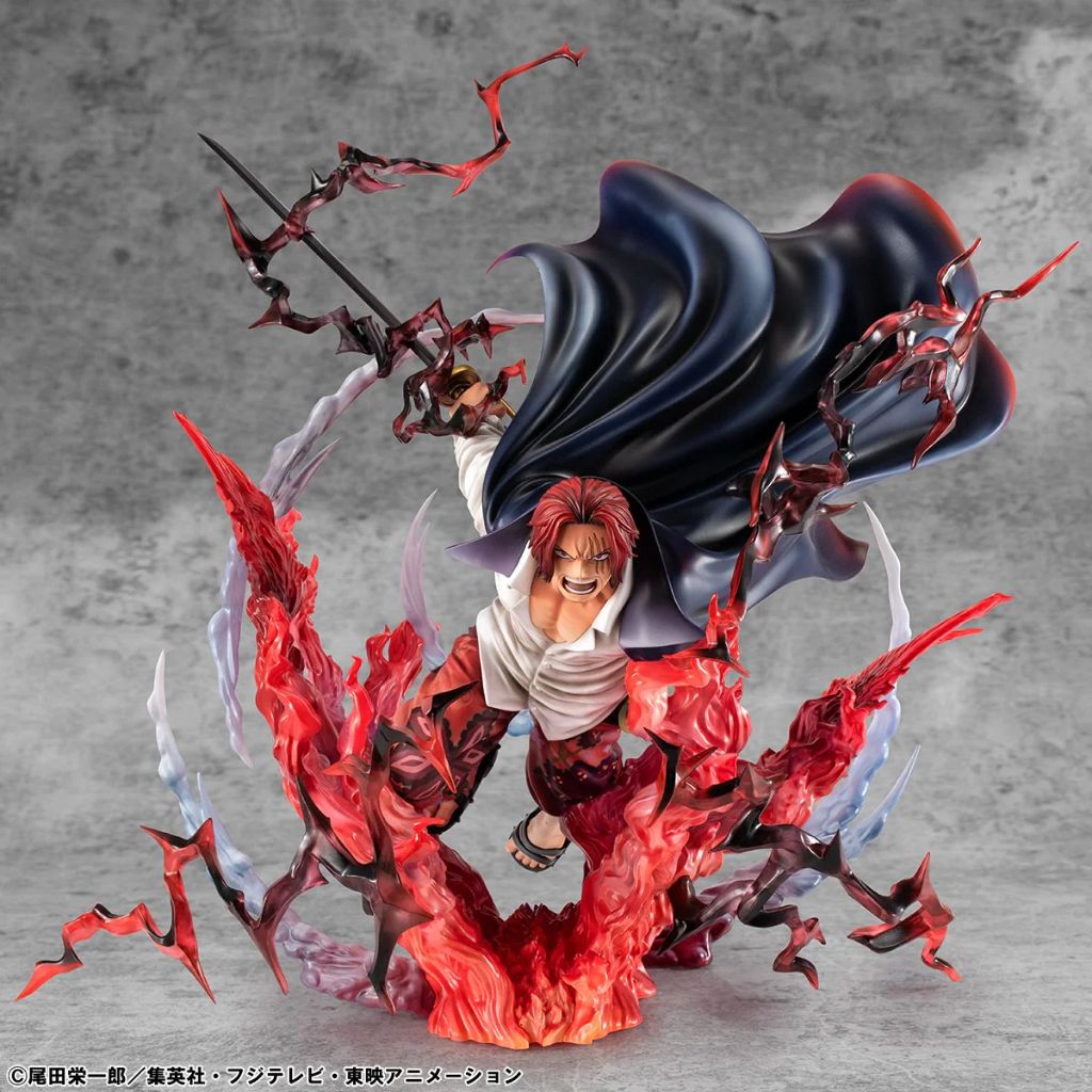 【PRE-O RM974】MEGAHOUSE PORTRAIT.OF.PIRATES "SA-MAXIMUM" Leader of Red Hair Pirates Red-Haired Shanks Kamusari (One Piece)