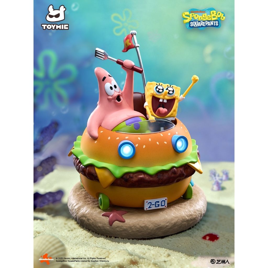 TOYMIE SpongeBob SquarePants Krabby Patty Flying Car Magnetic Levitation Night Lamp