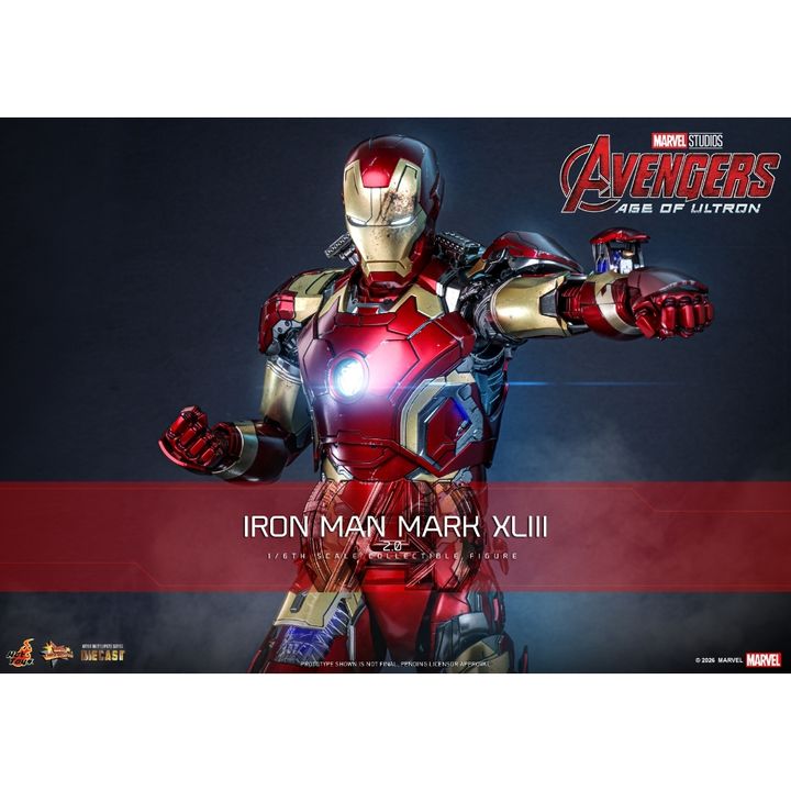 HOT TOYS MMS865D80 Iron Man Mark XLIII (2.0) (Avengers Age of Ultron)