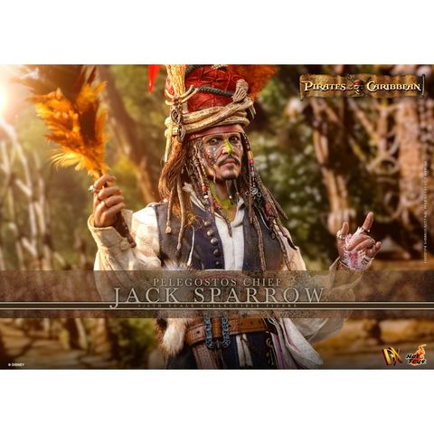 HOT TOYS DX48 Pelegostos Chief Jack Sparrow (Pirates of the Caribbean: Dead Man's Chest)