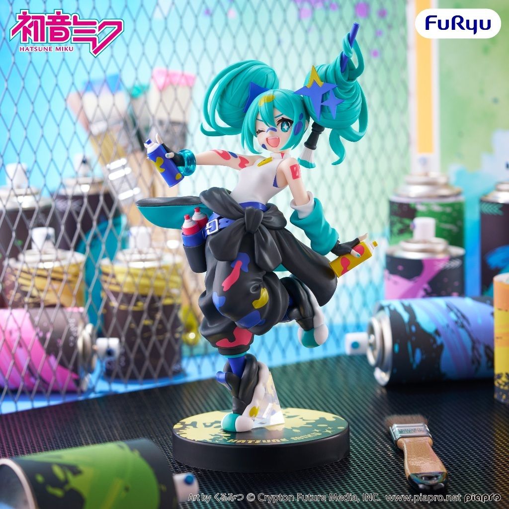 FURYU Muchute Paint Girl Another Color ver. (Character Vocal Series 01: Hatsune Miku)