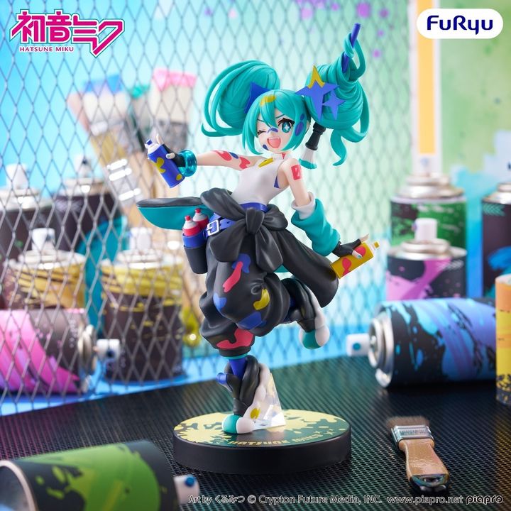 FURYU Muchute Paint Girl Another Color ver. (Character Vocal Series 01: Hatsune Miku)