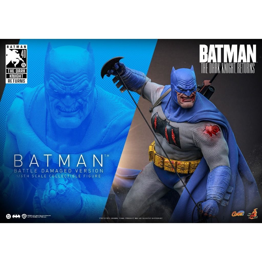 HOT TOYS CMS031 Batman (Battle Damaged Version) (Batman: The Dark Knight Returns)