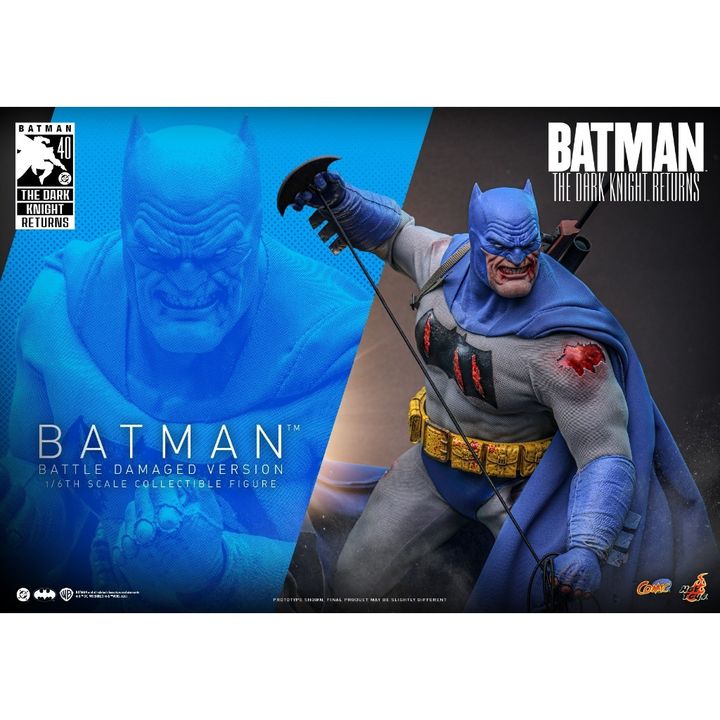 HOT TOYS CMS031 Batman (Battle Damaged Version) (Batman: The Dark Knight Returns)