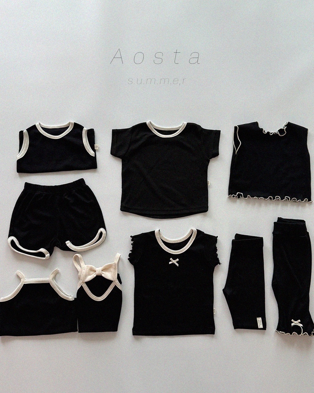 大골지어깨나시 검정7