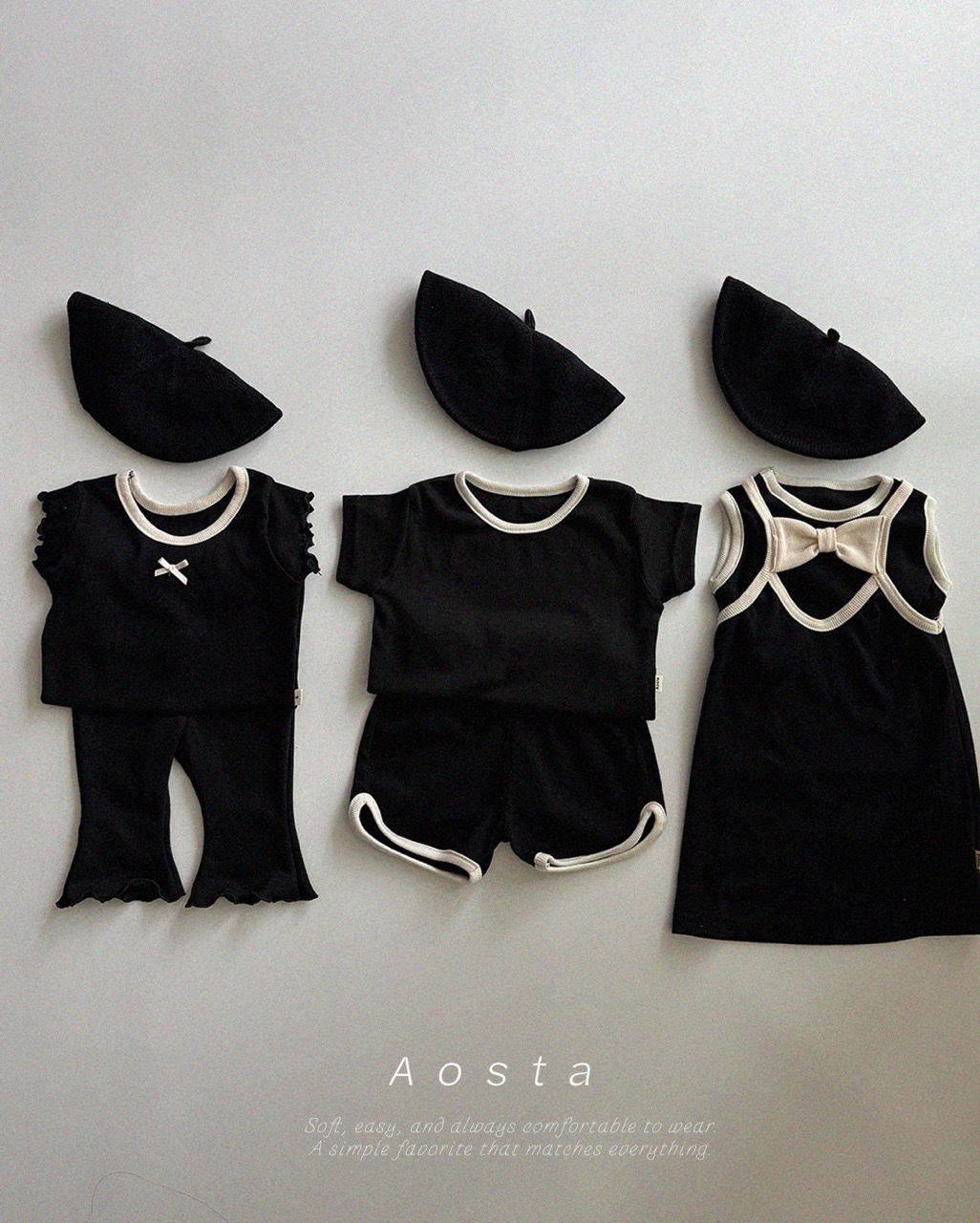 大골지어깨나시 검정8